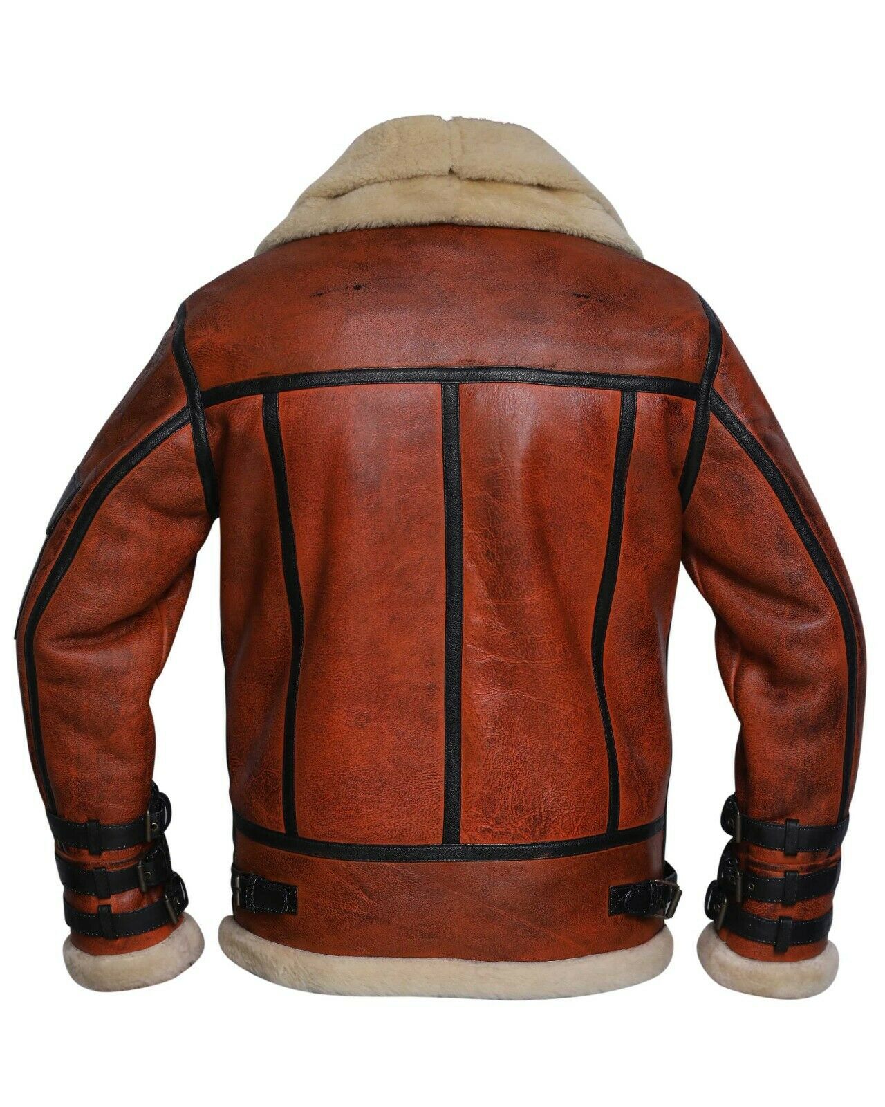 Men’s B3 Aviator Sheepskin Leather Jacket – Lee Leather Jackets