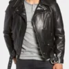 Men’s Cowhide Moto Black Leather Jacket-LEE-Leather-Jackets-001