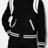 Women-Black-Varsity-Jacket-With-White-Stripe-LEE-Leather-Jackets-002