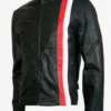 X-Men Wolverine Red & White Stripe Jacket-LEE-Leather-Jacket-001