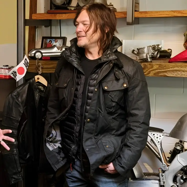 Walking Dead Daryl Dixon Black Jacket 3