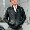 Brad-Pitt-Black Racer Jacket-LEE-Leather-Jackets-001