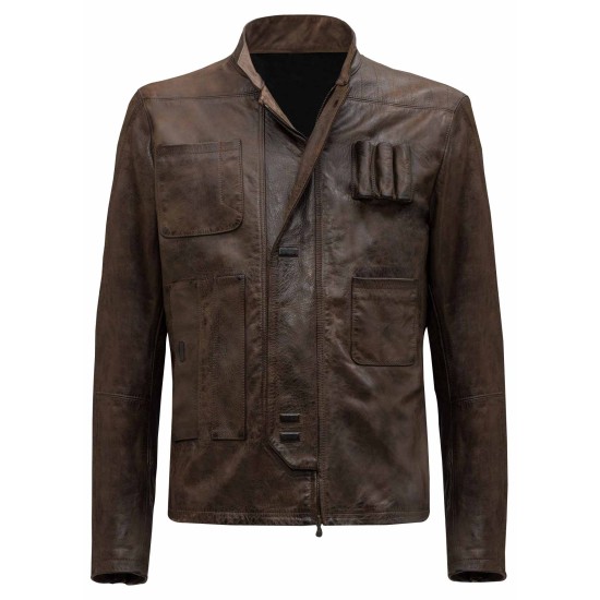 Han Solo Dark Brown Jacket-LEE-Leather-Jackets-001