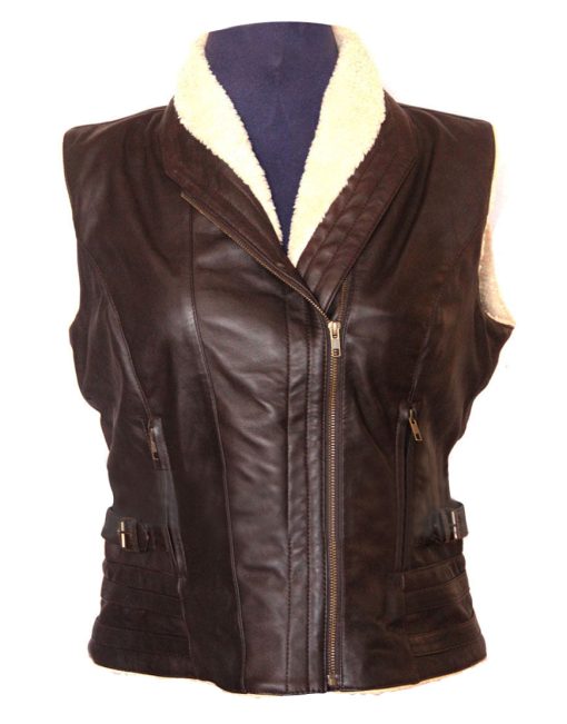 The-Walking-Dead-Andrea-Laurie-Brown-Leather-Vest-LEE-Leather-Jackets-003