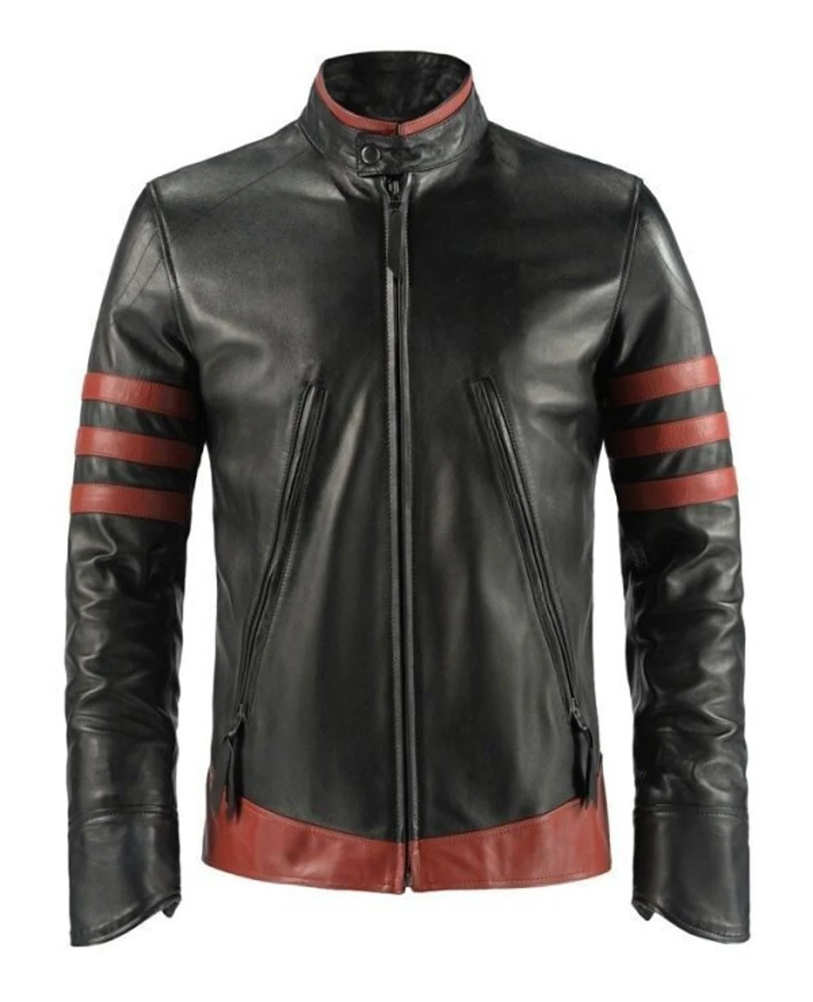 X-Men Wolverine Biker Jacket-LEE-Leather-Jackets-001