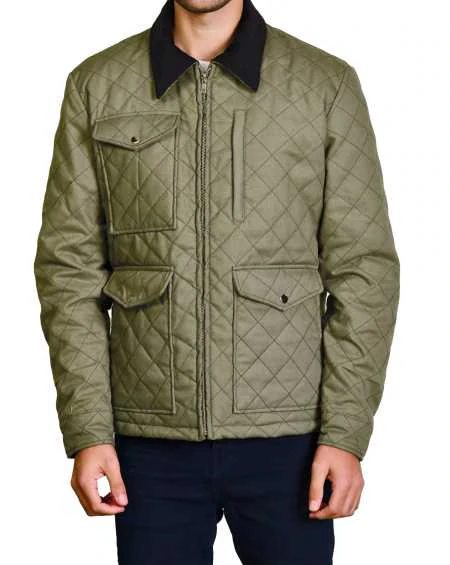 John Dutton Green Quilted Jacket
