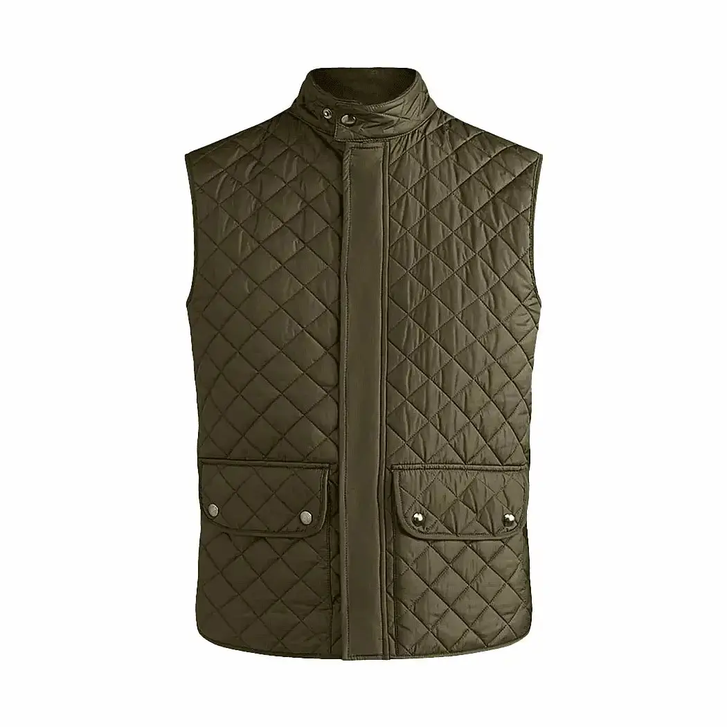 John Dutton Green Quilted Vest