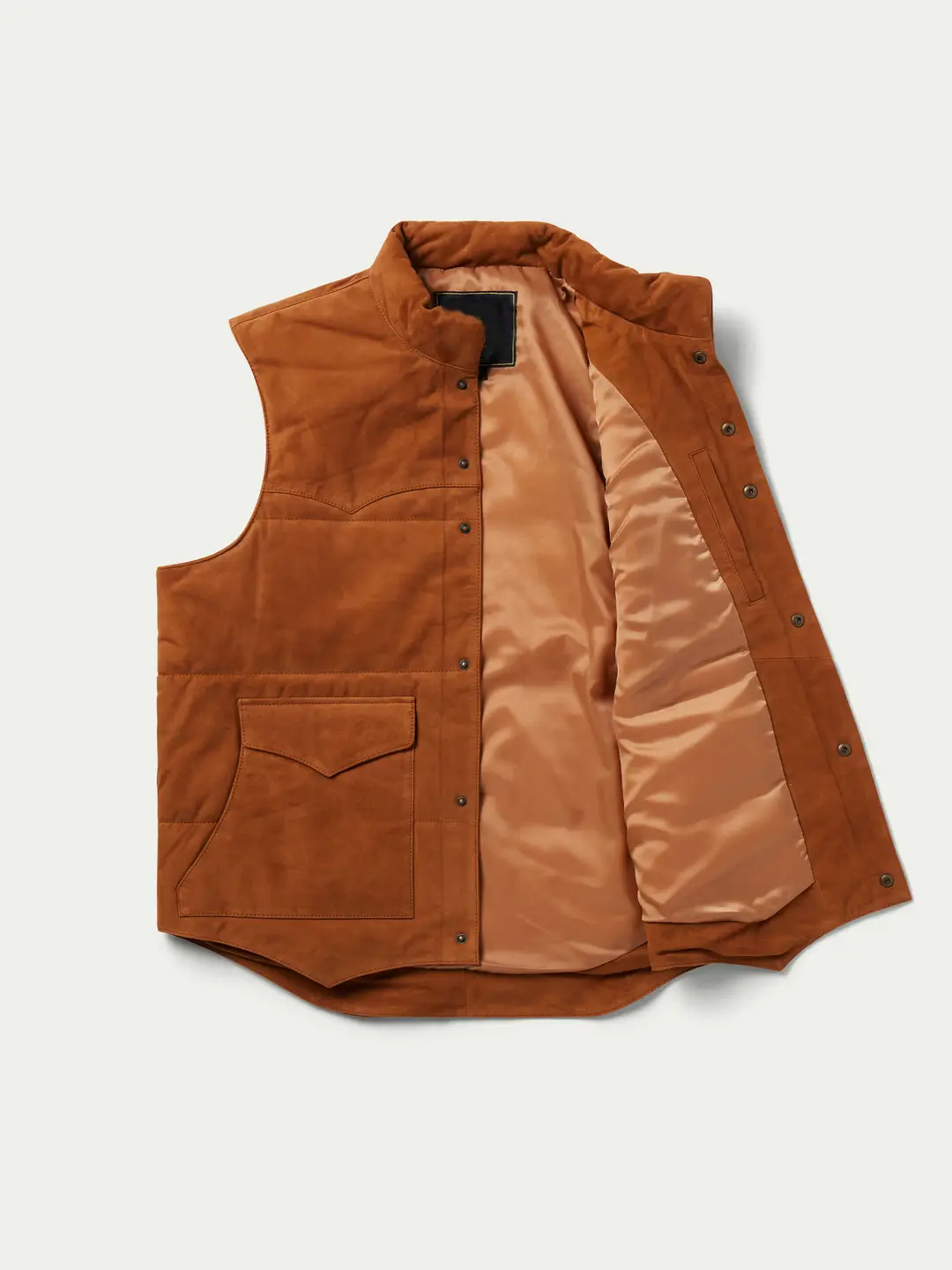 Men's Suede Western Leather Vest