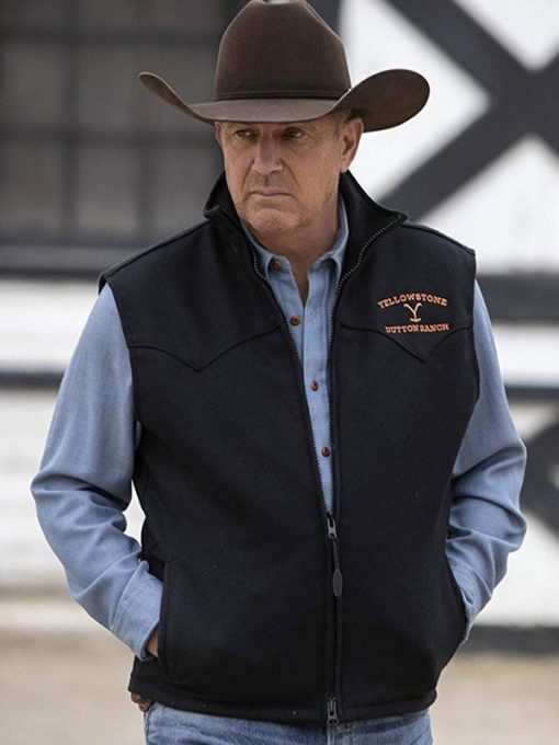 Yellowstone John Dutton Black Vest