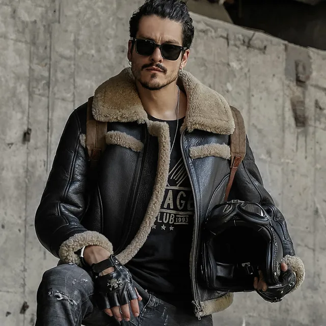 Men-s-Sheepskin-Shearling-Bomber-Jacket