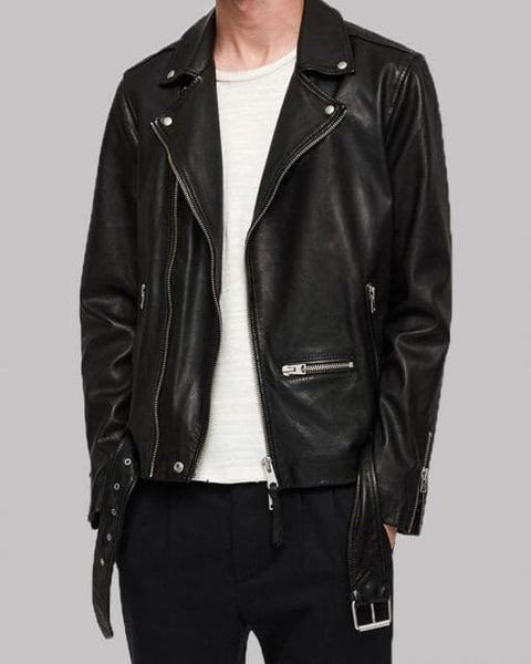 Men's-Arrow-Black-Biker-Jacket