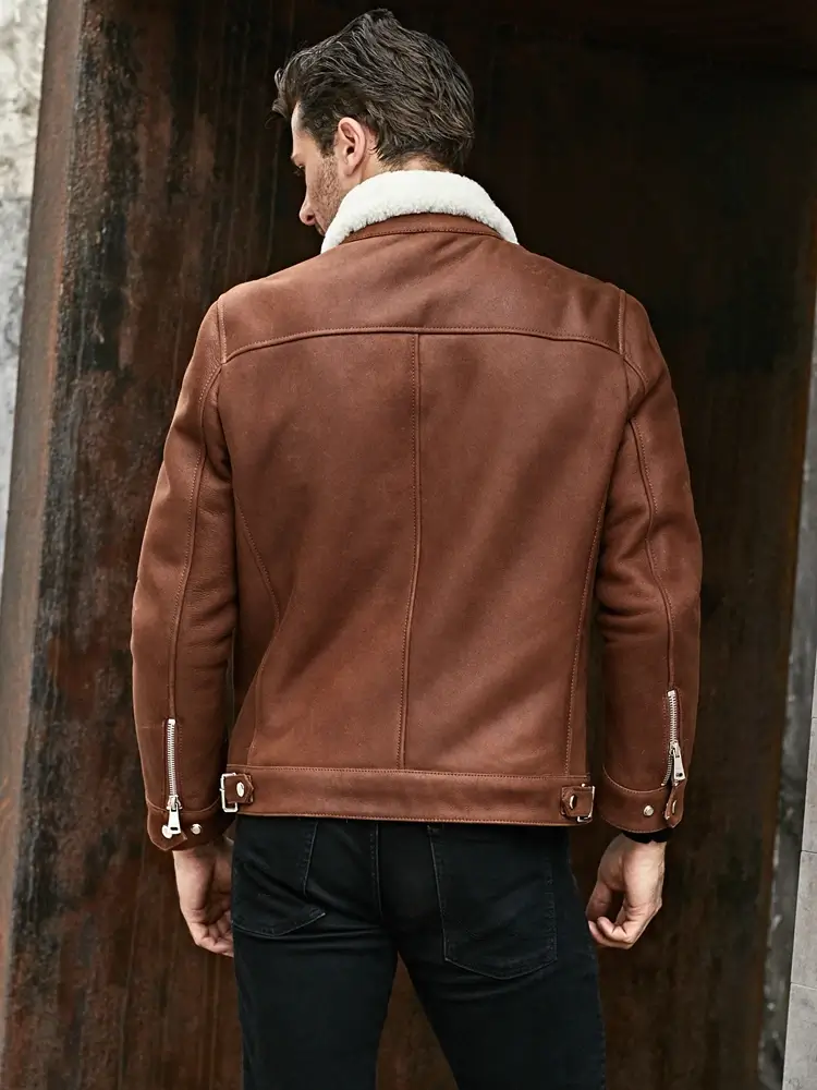 Mens-Short-Turndown-Sherpa-Collar-Jacket