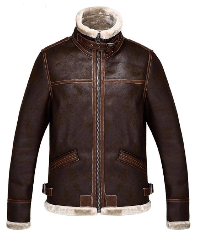 Resident Evil 4 Leon Kennedy Shearling Jackets