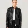 Women's Cafe Racer Leather Jacket