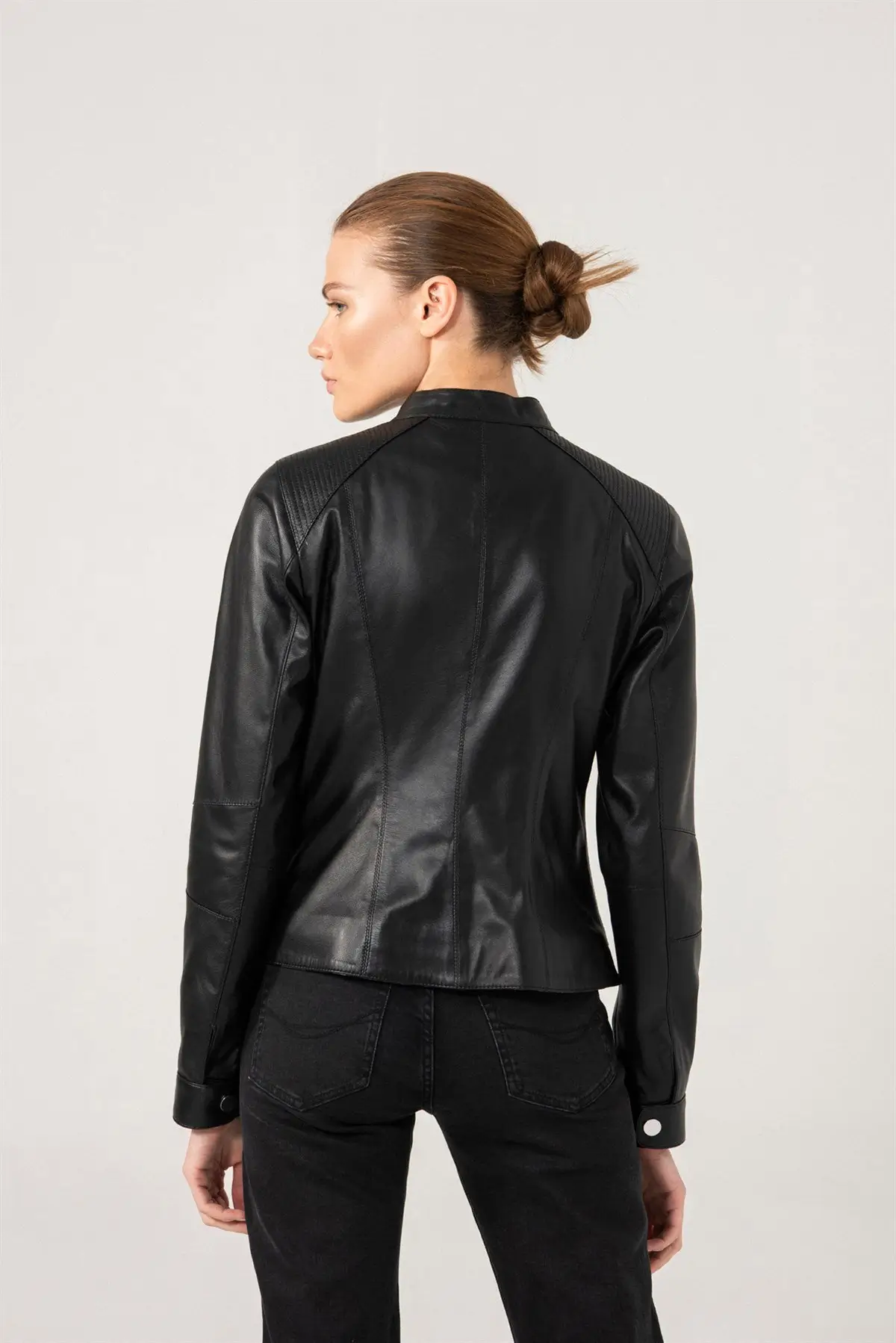 Women's Cafe Racer Leather Jacket