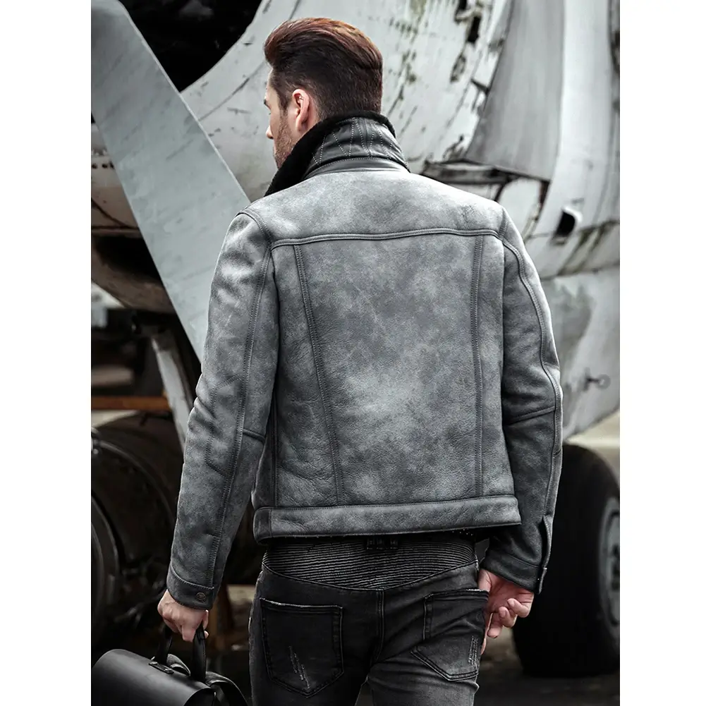 Men's-Sheepskin-Shearling-B3-Flight-Bomber-Jacket