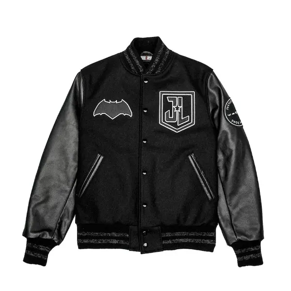 Justice League Batman Varsity Jacket- Lee Leather Jackets