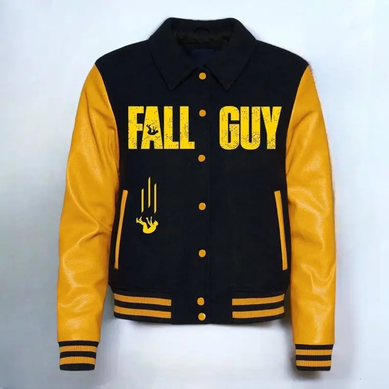 The Fall Guy Ryan Gosling Varsity Jacket-2-Lee Leather Jackets