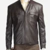 Star Wars The Last Jedi Poe Dameron Brown Jacket- Lee Leather Jackets -001