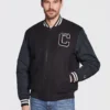 Champion College Inspired Bomber Jacket-Front