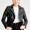 Womens-Black-Biker-Leather-Jacket-Display-Lee-Leather-Jackets
