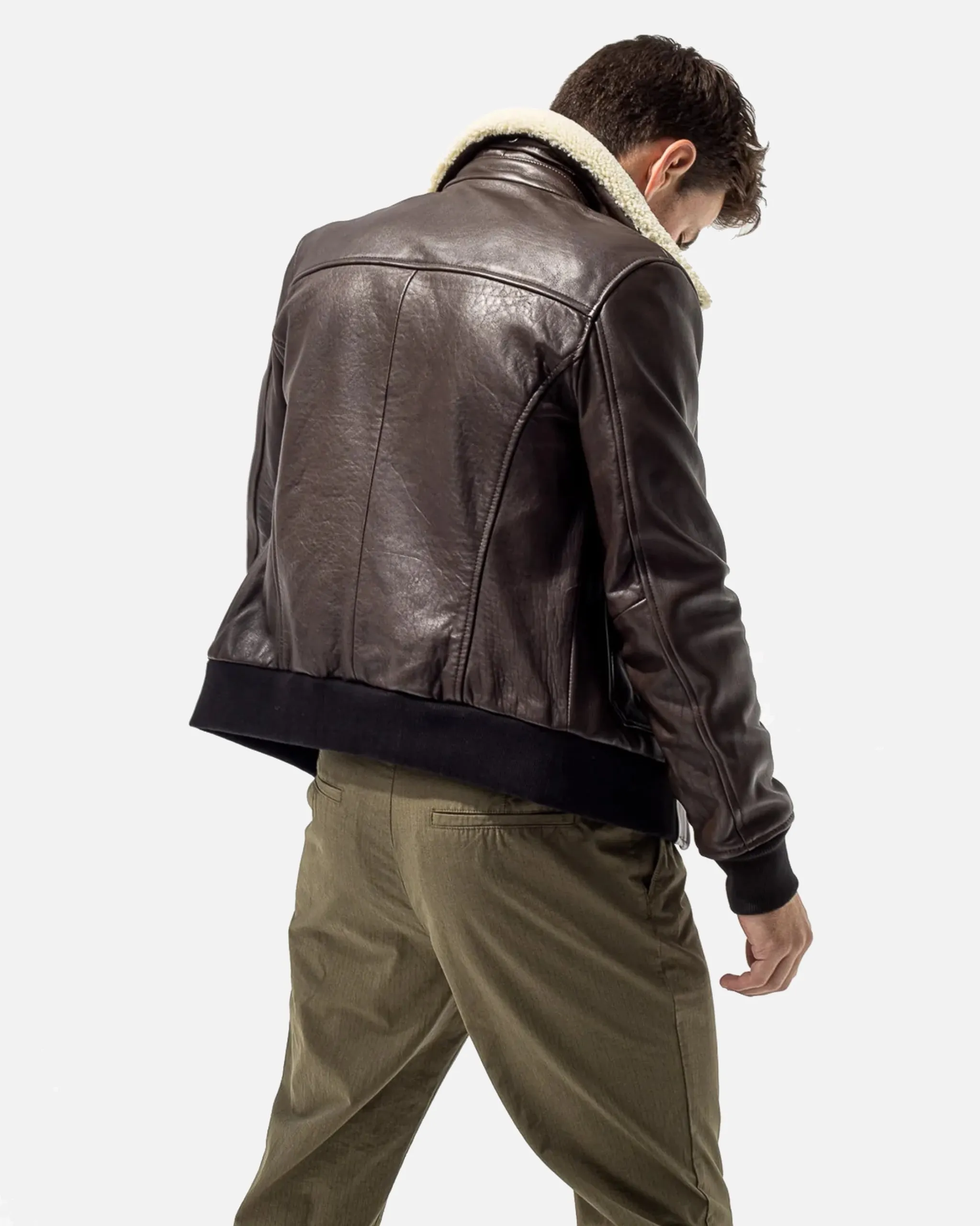 Mens-Brown-Bomber-Leather-Jacket-with-Fur-Collar-Back-Lee-Leather-Jackets