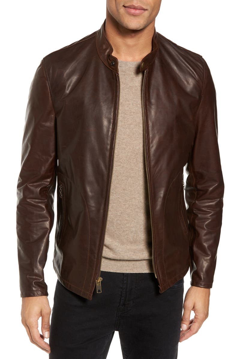 Mens-Cowhide-Cafe-Racer-Leather-Jacket-Front-Lee-Leather-Jackets