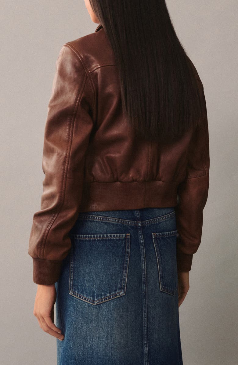 Womens-Brown-Leather-Bomber-Jacket-Back-Lee-Leather-Jackets