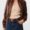 Womens-Brown-Leather-Bomber-Jacket-Front-Lee-Leather-Jackets
