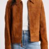 Womens-Cowhide-Suede-Trucker-Jacket-Front-Lee-Leather-Jackets