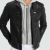 Mens-Hooded-Leather-jacket-Front-leeleatherjackets