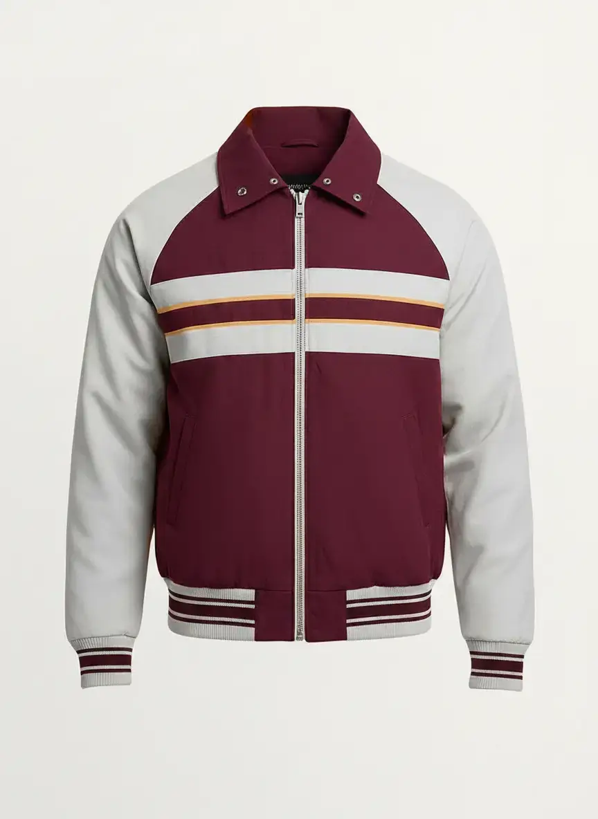 Stranger-Things-Season-5-Lucas-Sinclair-Burgundy-Gray-Jacket-Front